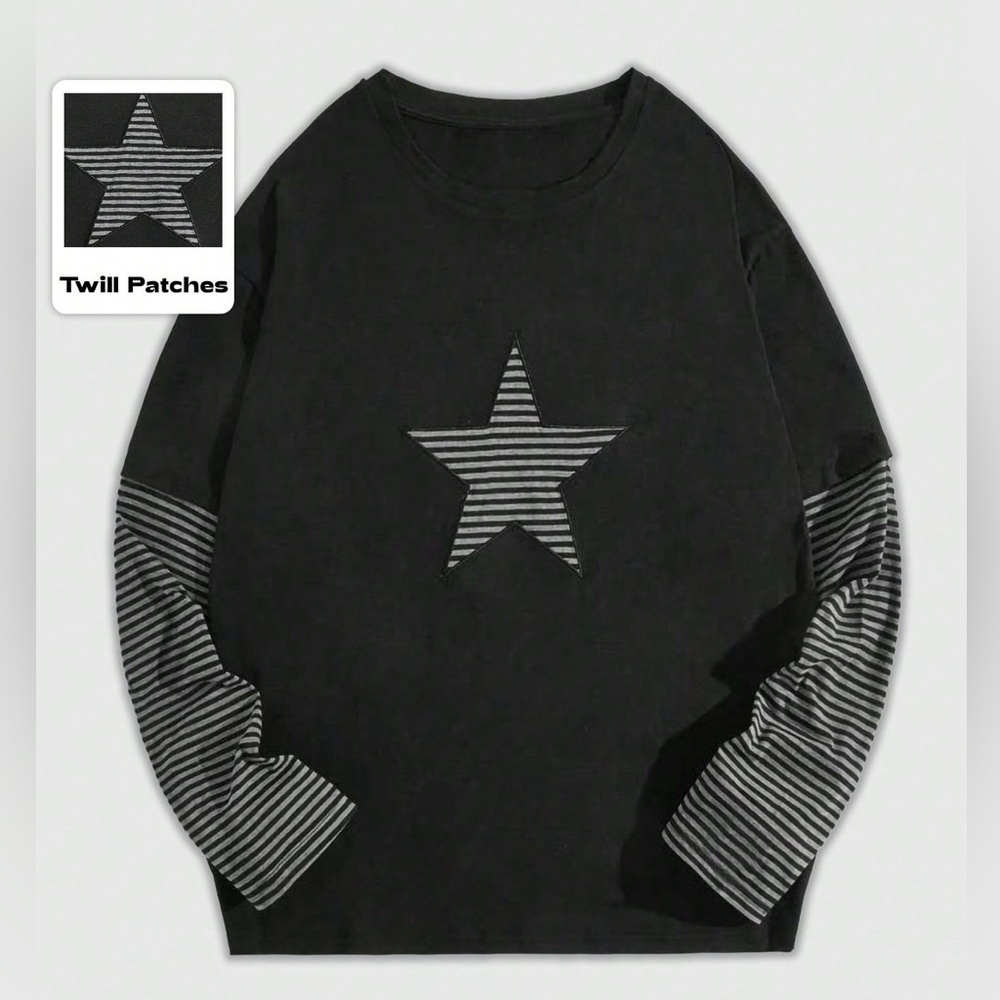 ROMWE Long Sleeve Tee